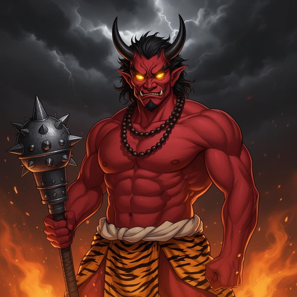 Oni enemy portrait from Bald Ninjas